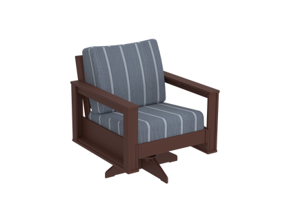 Modern Outdoor Swivel Arm Chair