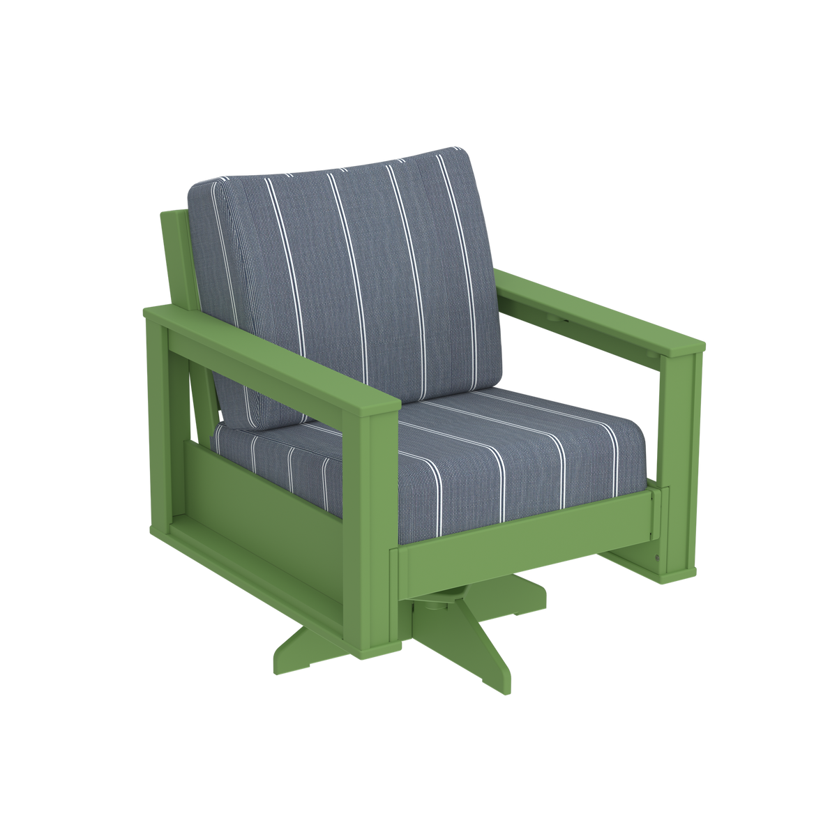 Modern Outdoor Swivel Arm Chair