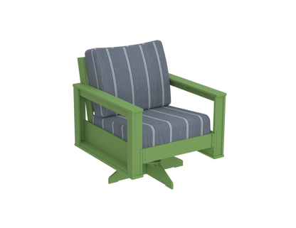 Modern Outdoor Swivel Arm Chair