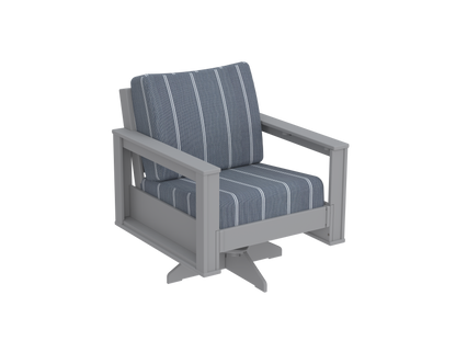 Modern Outdoor Swivel Arm Chair