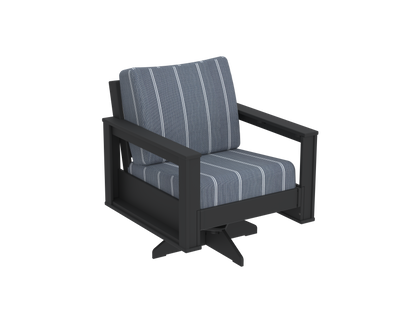 Modern Outdoor Swivel Arm Chair
