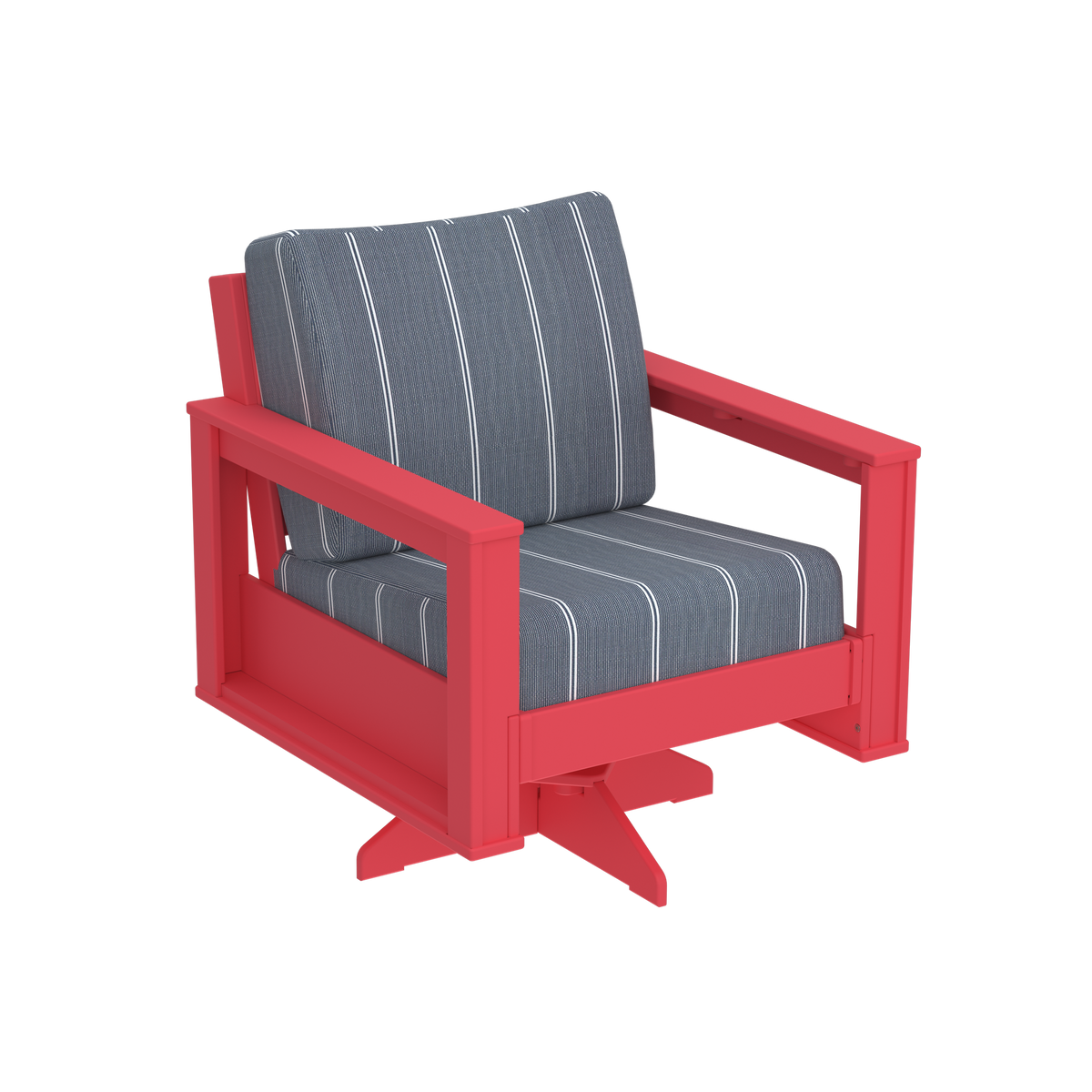 Modern Outdoor Swivel Arm Chair