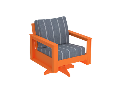 Modern Outdoor Swivel Arm Chair