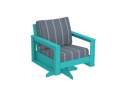 Modern Outdoor Swivel Arm Chair
