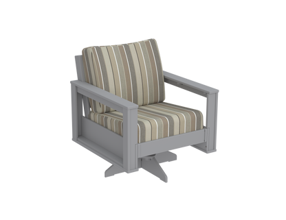 Modern Outdoor Swivel Arm Chair
