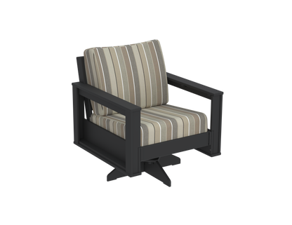 Modern Outdoor Swivel Arm Chair