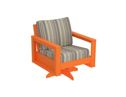 Modern Outdoor Swivel Arm Chair