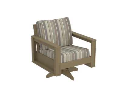 Modern Outdoor Swivel Arm Chair
