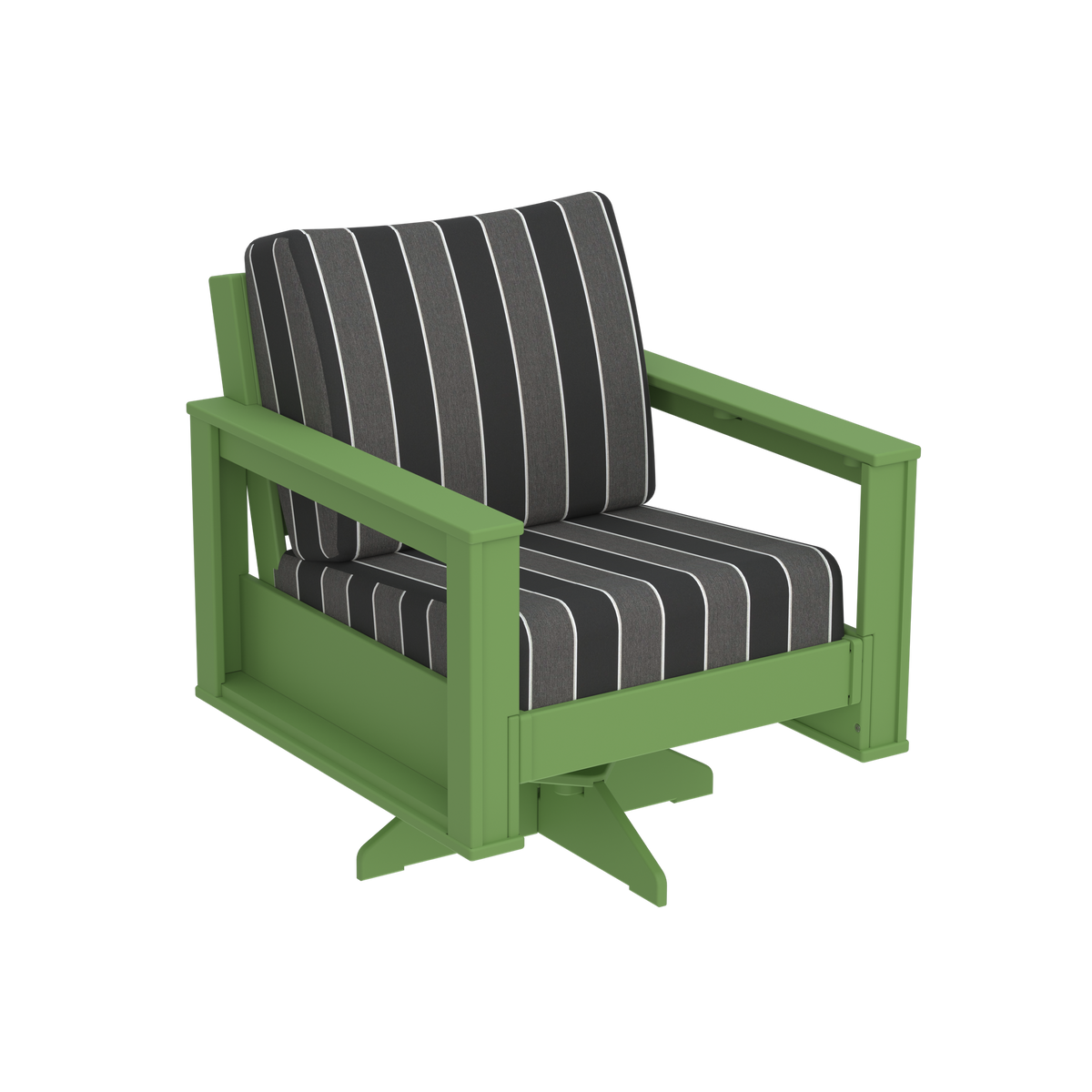 Modern Outdoor Swivel Arm Chair