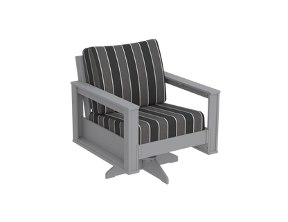 Modern Outdoor Swivel Arm Chair