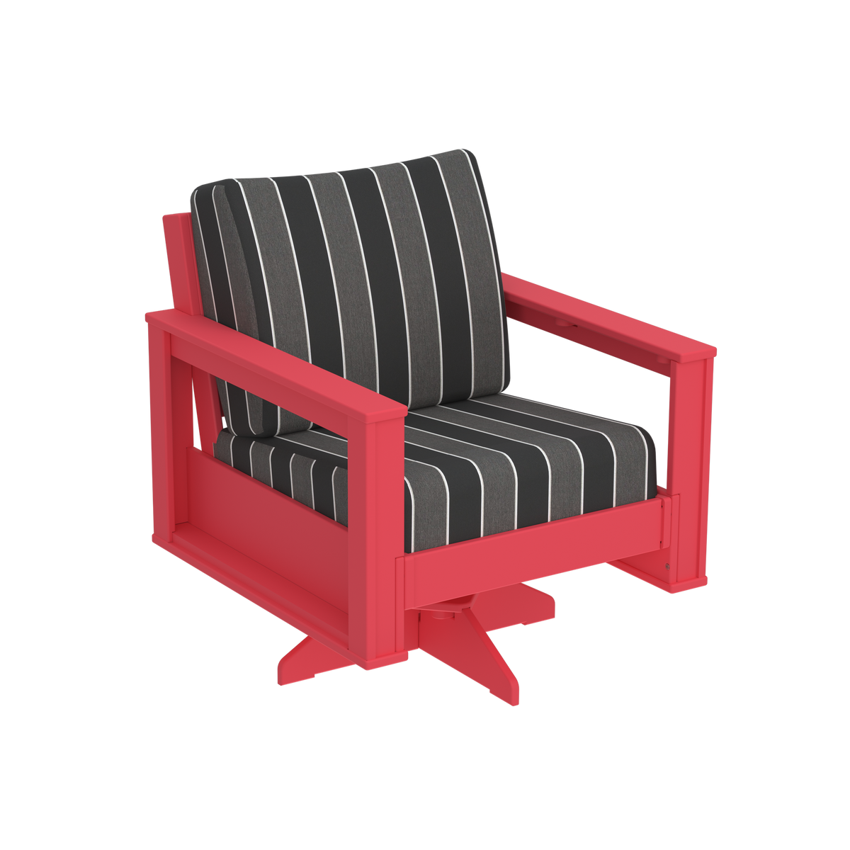 Modern Outdoor Swivel Arm Chair