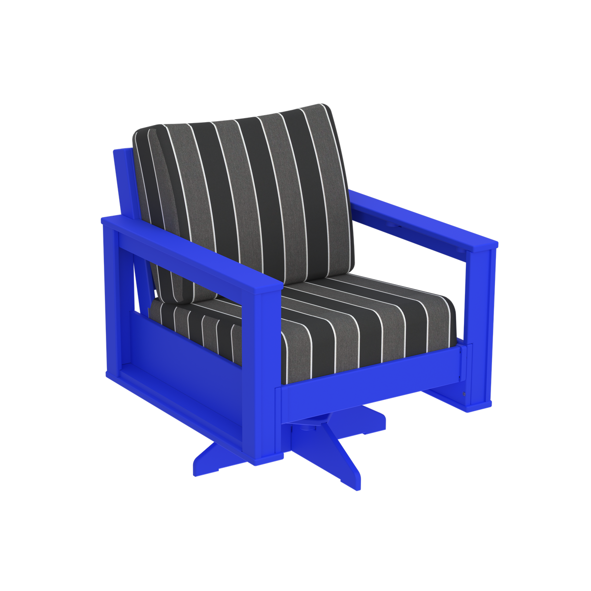 Modern Outdoor Swivel Arm Chair