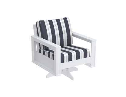 Modern Outdoor Swivel Arm Chair