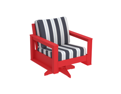 Modern Outdoor Swivel Arm Chair