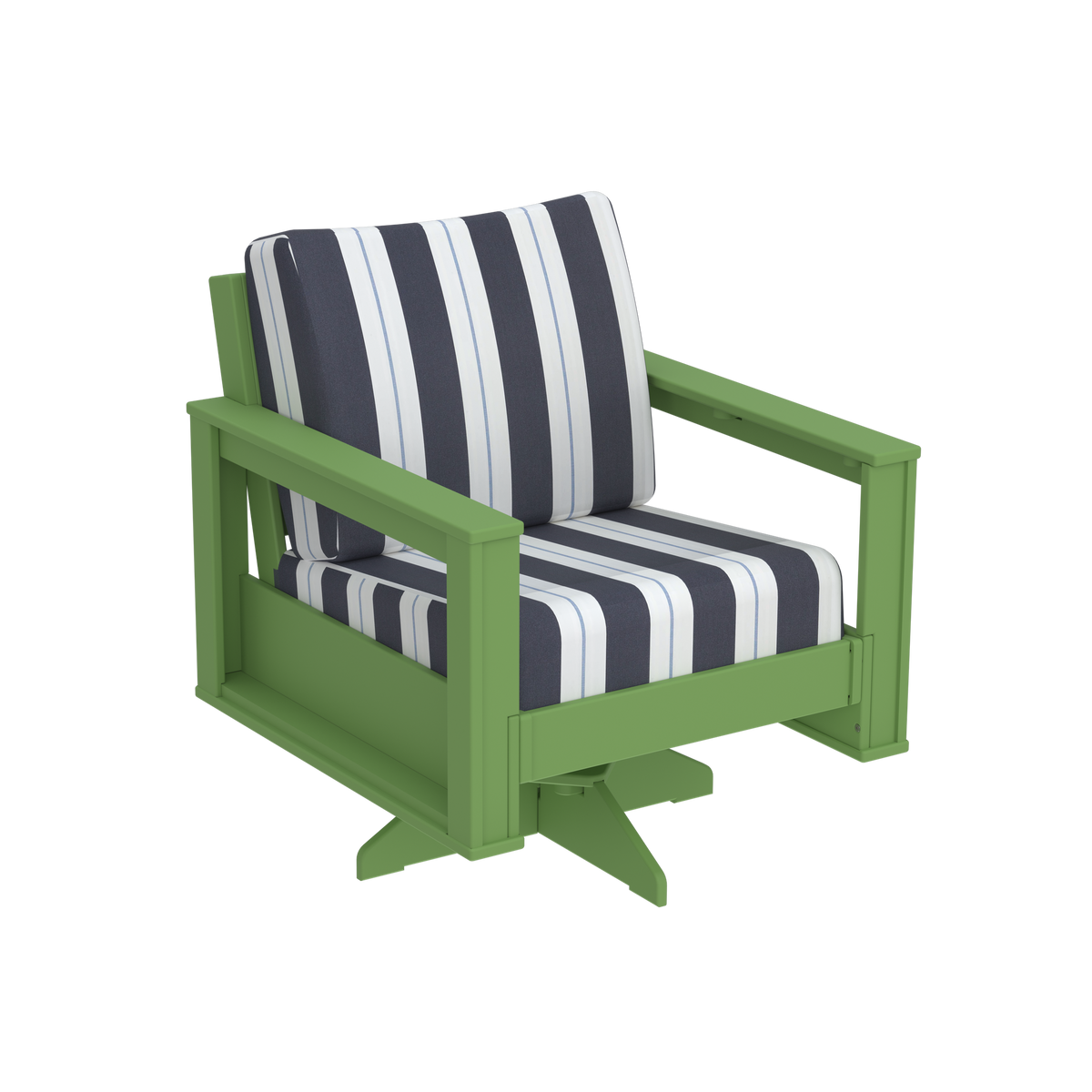 Modern Outdoor Swivel Arm Chair