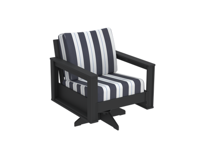 Modern Outdoor Swivel Arm Chair