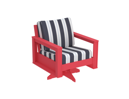 Modern Outdoor Swivel Arm Chair