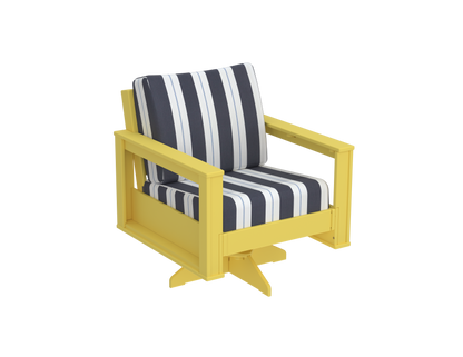 Modern Outdoor Swivel Arm Chair