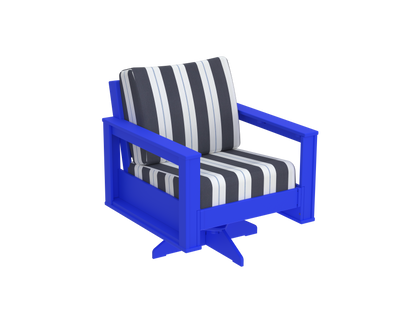 Modern Outdoor Swivel Arm Chair
