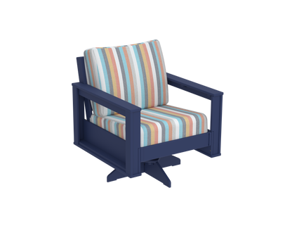 Modern Outdoor Swivel Arm Chair