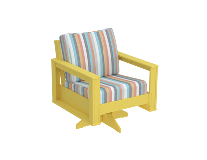 Modern Outdoor Swivel Arm Chair