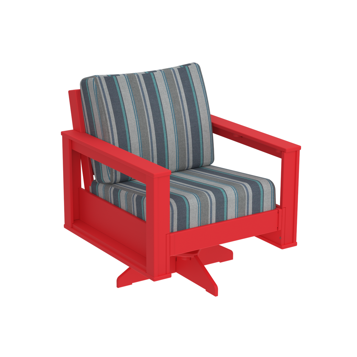 Modern Outdoor Swivel Arm Chair