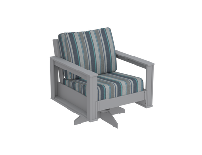 Modern Outdoor Swivel Arm Chair