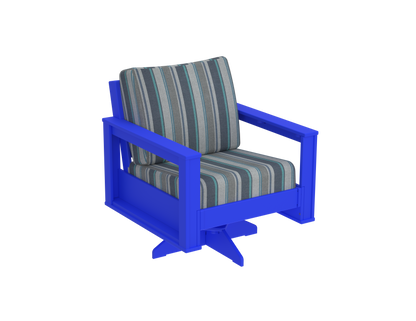 Modern Outdoor Swivel Arm Chair
