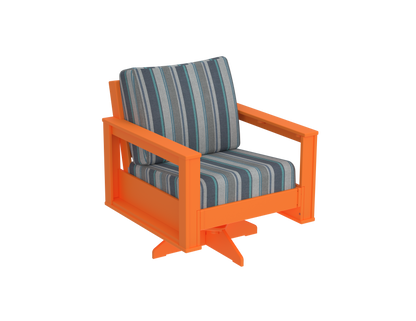 Modern Outdoor Swivel Arm Chair