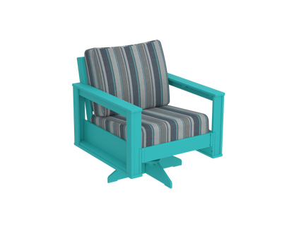 Modern Outdoor Swivel Arm Chair