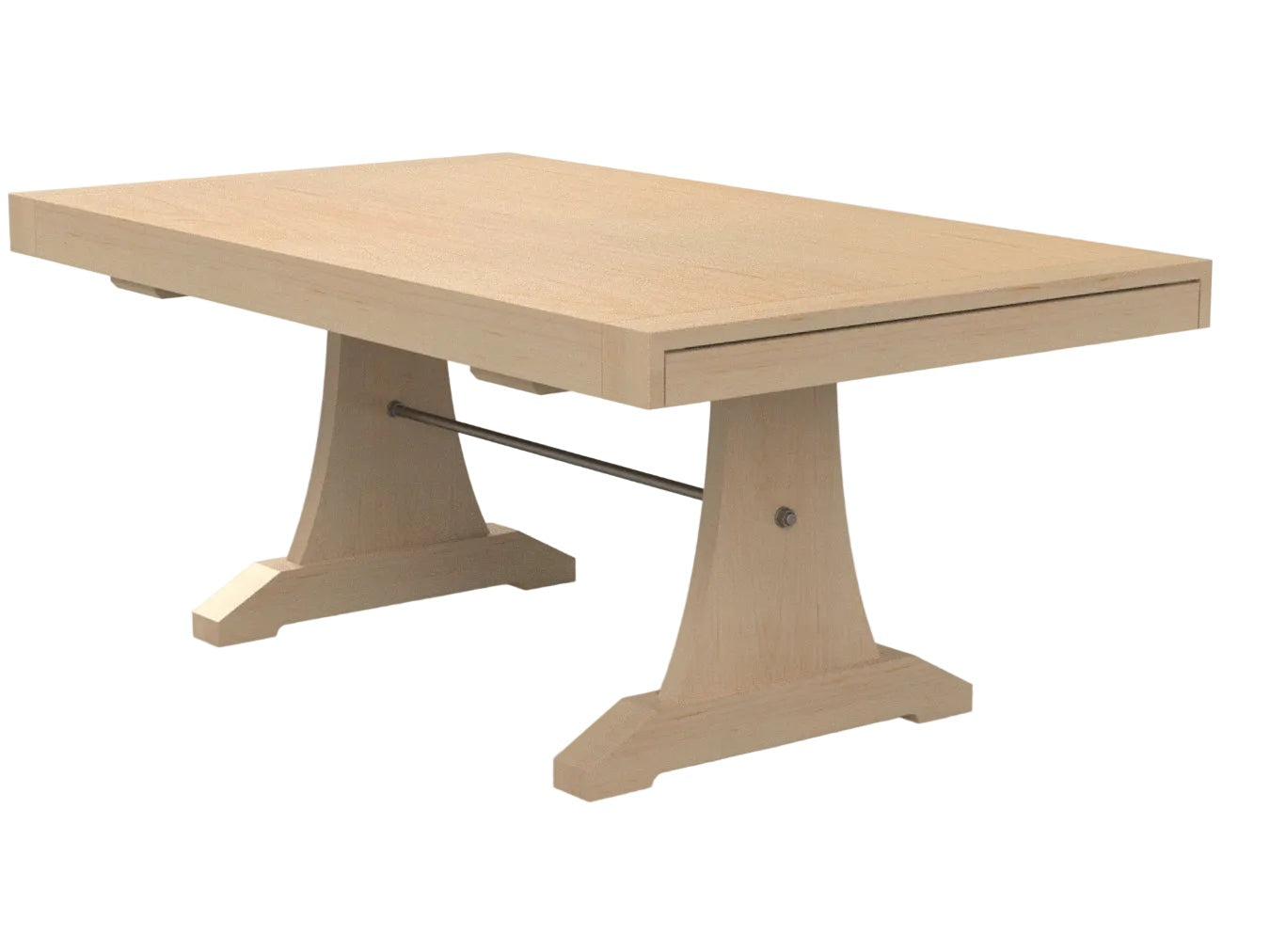 Mitered Dining Table with Shaker Base