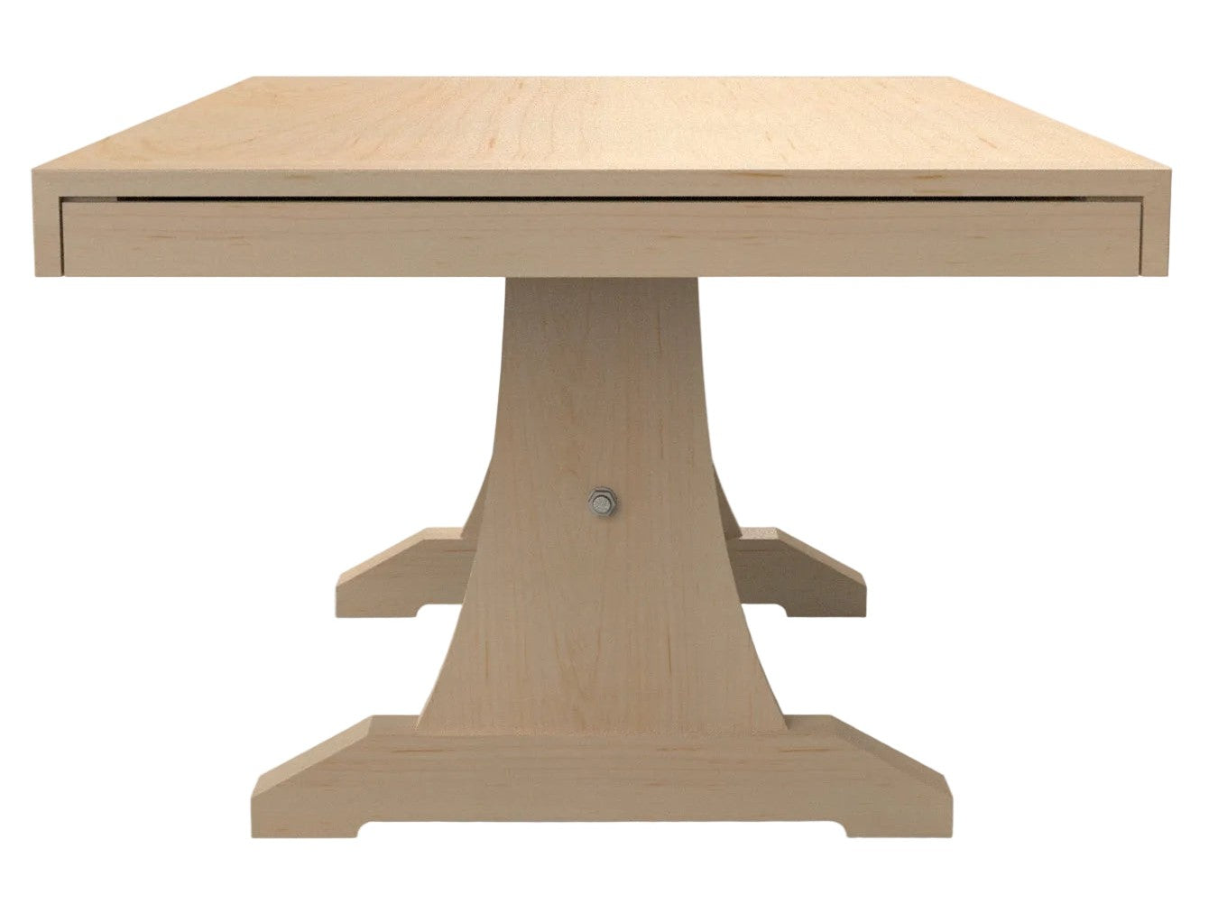 Mitered Dining Table with Shaker Base