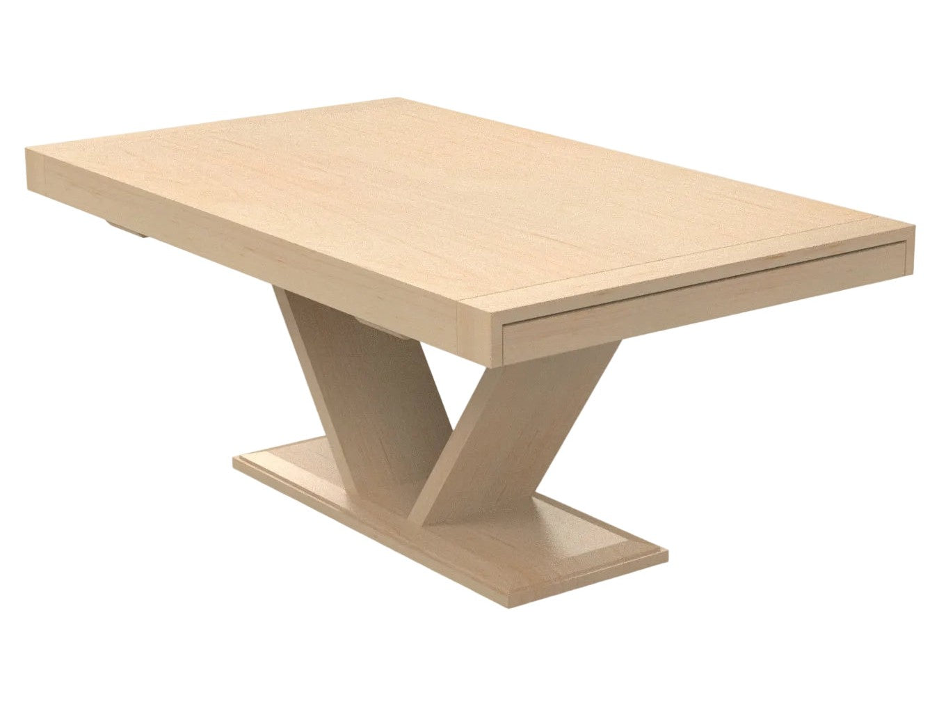 Mitered Dining Table with Truss Base