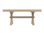 Mitered Dining Table with Farmhouse X-Base