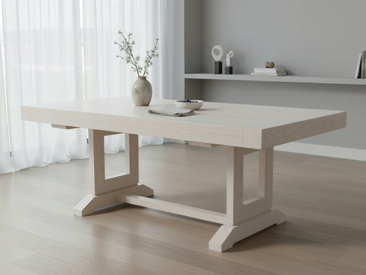 Mitered Dining Table with Tribeca Base