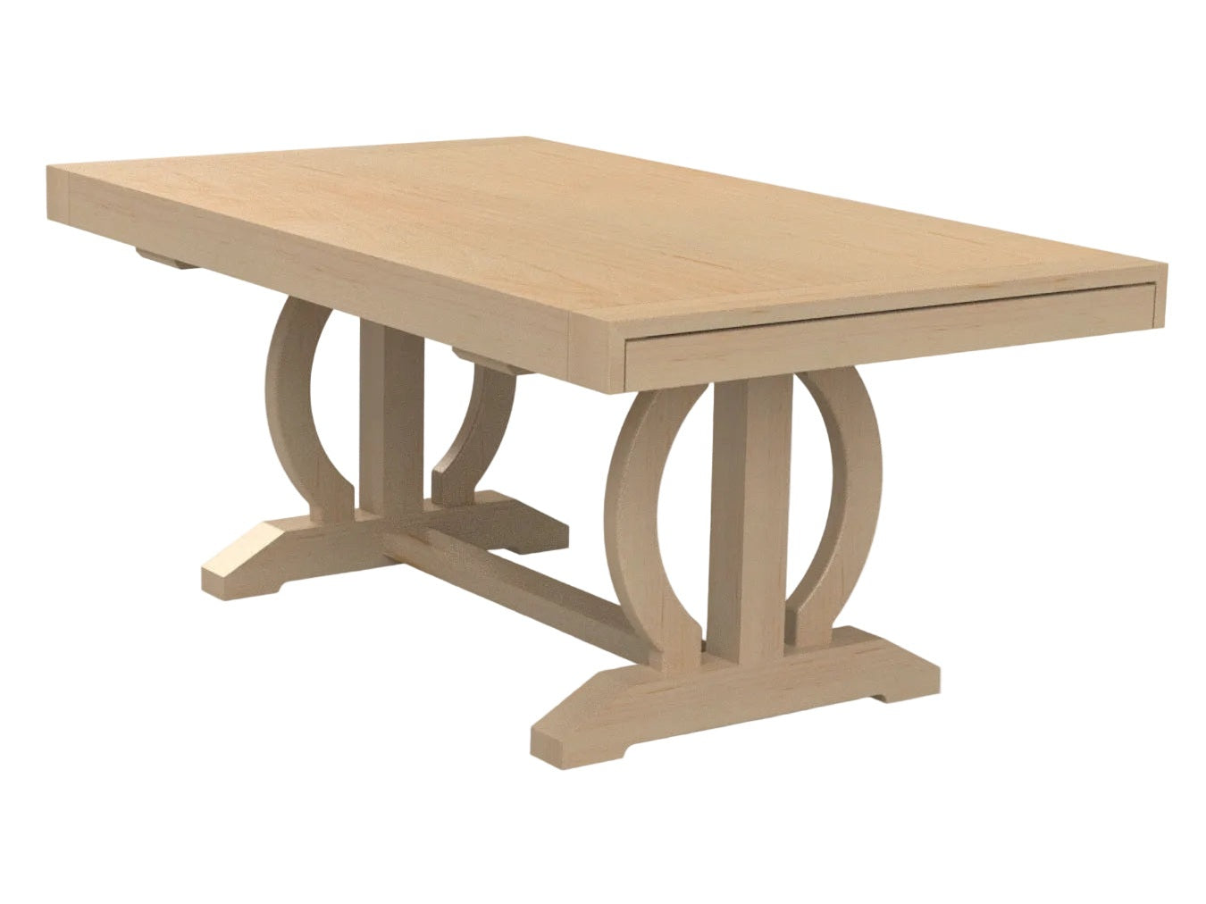 Mitered Dining Table with Oxford Base