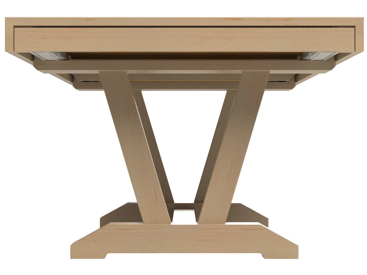 Mitered Dining Table with Vincent Base