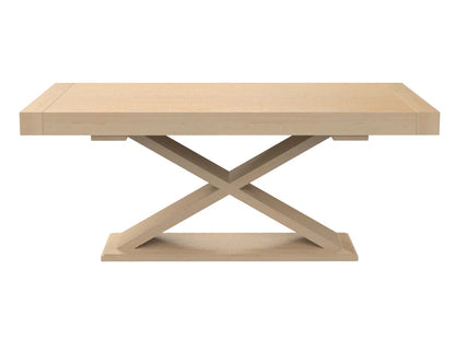 Mitered Dining Table with X-Pedestal Base