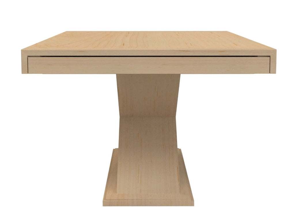 Mitered Dining Table with X-Pedestal Base