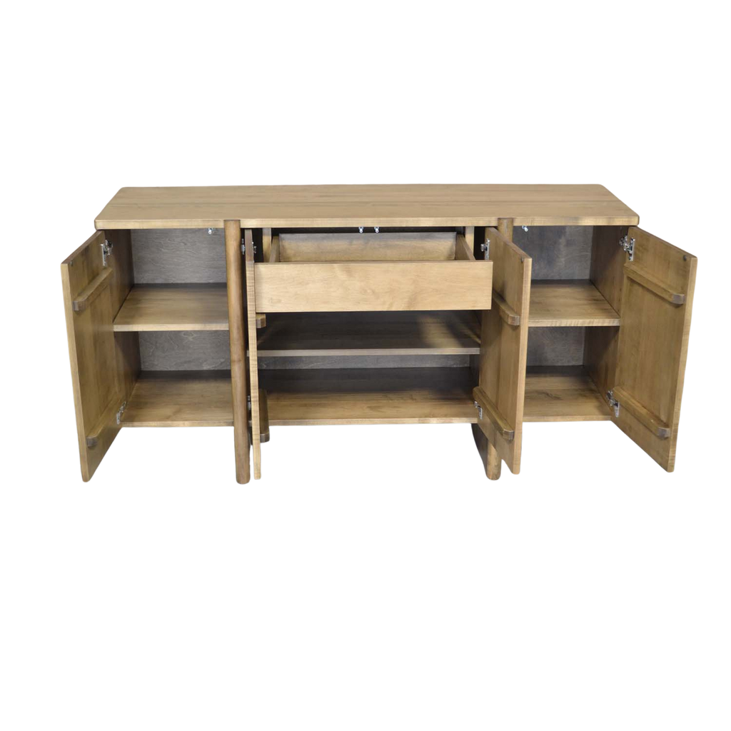 Hugo sideboard 19" x 60" x 32" 4 door 1 interior drawer