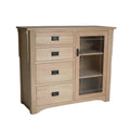 Costa sideboard 19" x 48" x 40" 1 door 4 drawer