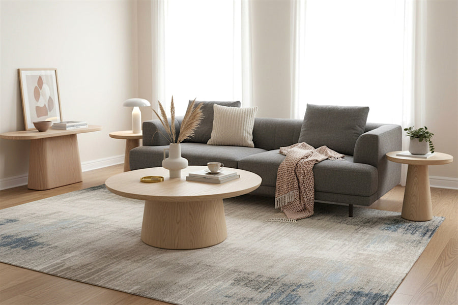 Cove occasional table collection in a living room