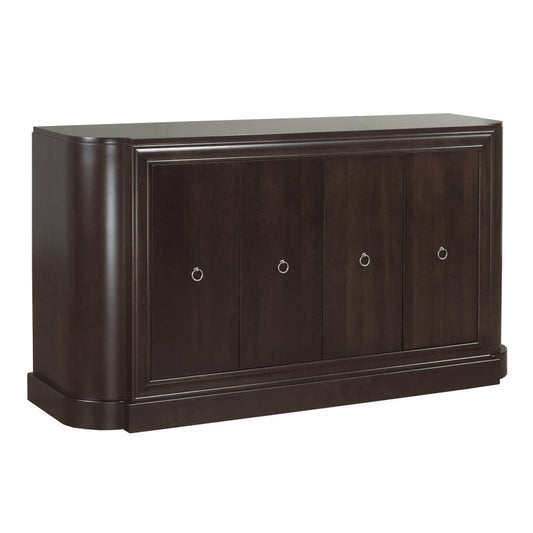 Corbusier sideboard 20" x 66" x 37" 4 door 1 interior drawer