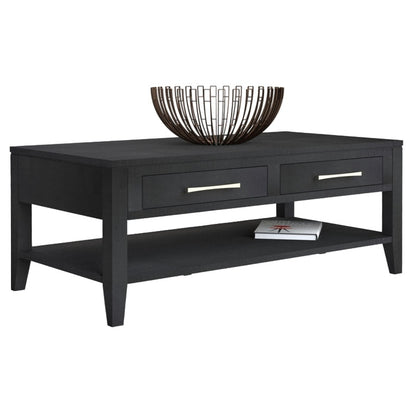 Metro  Coffee Table w/2 Drawers & Shelf