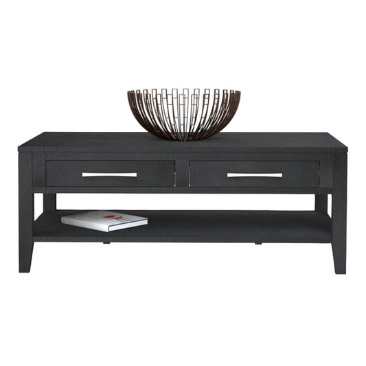 Metro  Coffee Table w/2 Drawers & Shelf