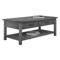 William  Coffee Table w/2 Drawers & Shelf
