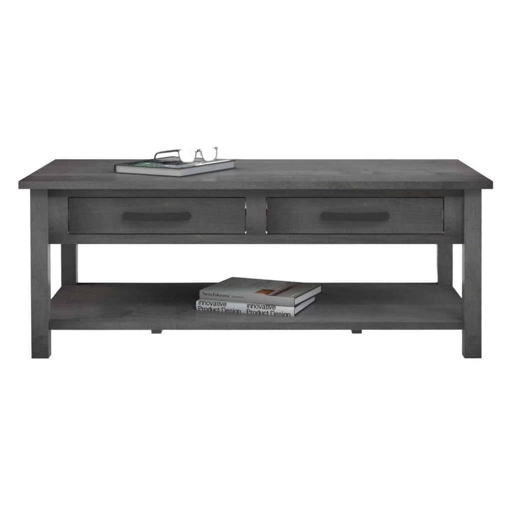William  Coffee Table w/2 Drawers & Shelf