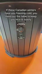 Modern Outdoor Round Fire Table