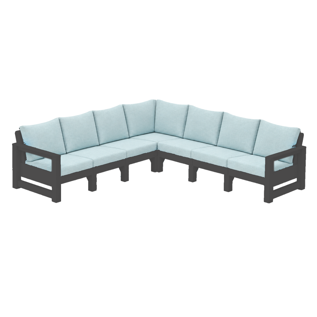 Modern Outdoor 7 Seater Sectional