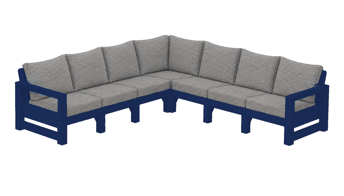 Modern Outdoor 7 Seater Sectional
